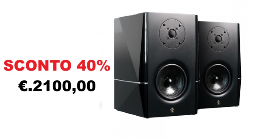 Foto di GOLD NOTE A 3 EVO DIFFUSORI STAND LIBRERIA BLACK